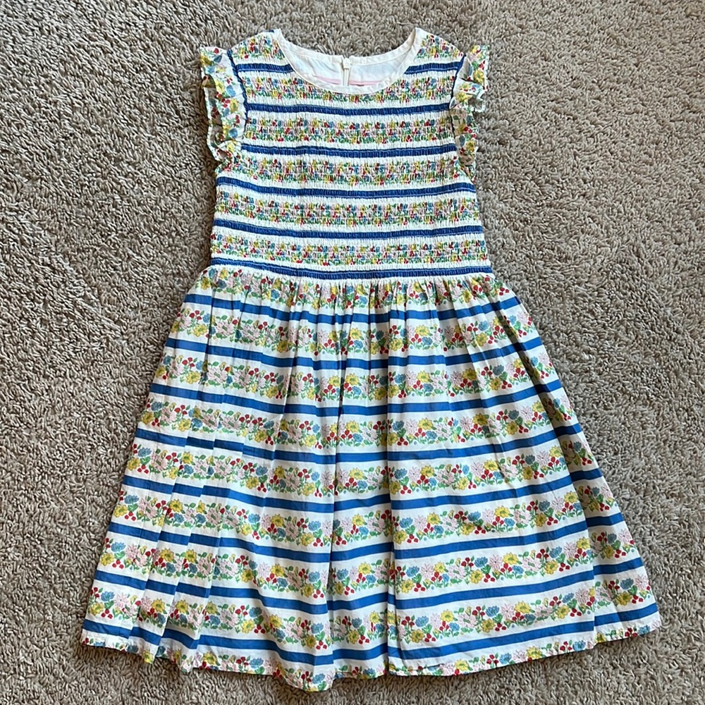 Mini Boden Girls’ Smocked Woven Dress
